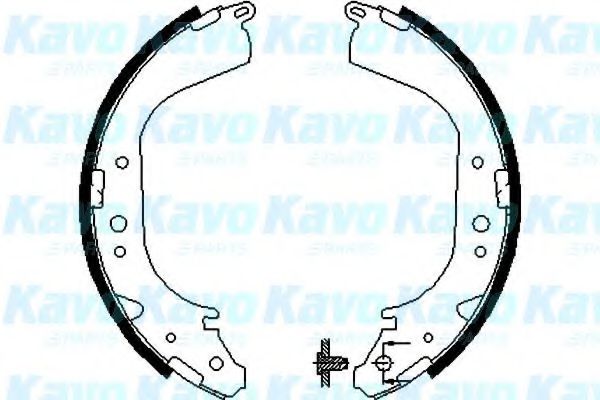 Комплект тормозных колодок KAVO PARTS BS-7406