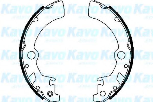 Комплект тормозных колодок KAVO PARTS BS-8915