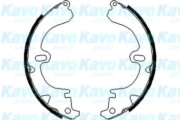 Комплект тормозных колодок KAVO PARTS BS-9903