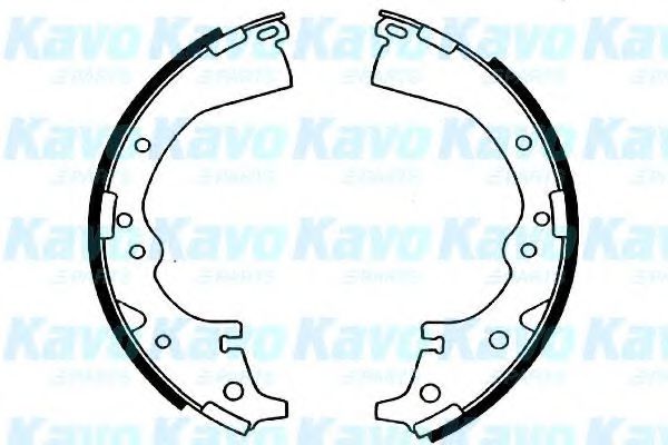 Комплект тормозных колодок KAVO PARTS BS-9930