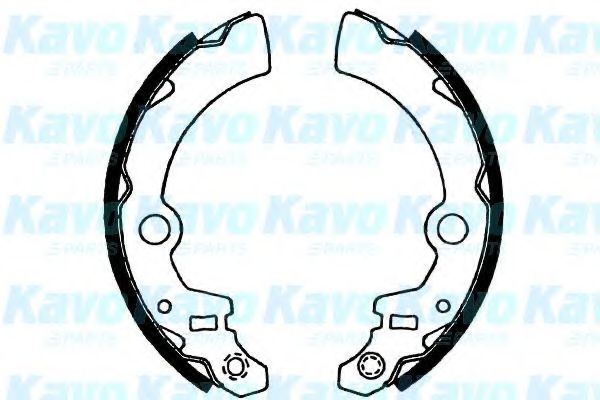 Комплект тормозных колодок KAVO PARTS BS-8411
