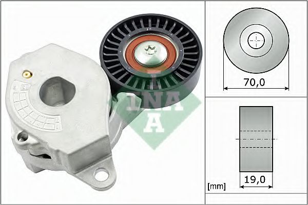 Натяжная планка, поликлиновой ремень INA 534 0545 10