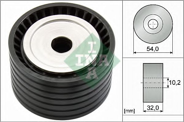 Паразитный / Ведущий ролик, зубчатый ремень INA 532 0774 10