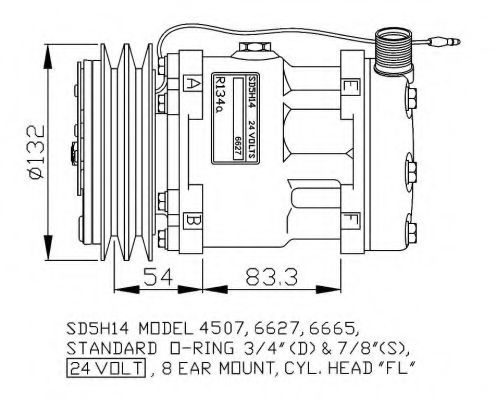 Компрессор, кондиционер NRF 32799G