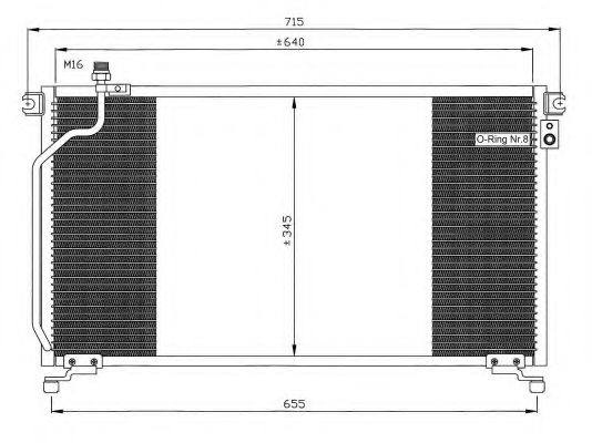 Конденсатор, кондиционер NRF 35374