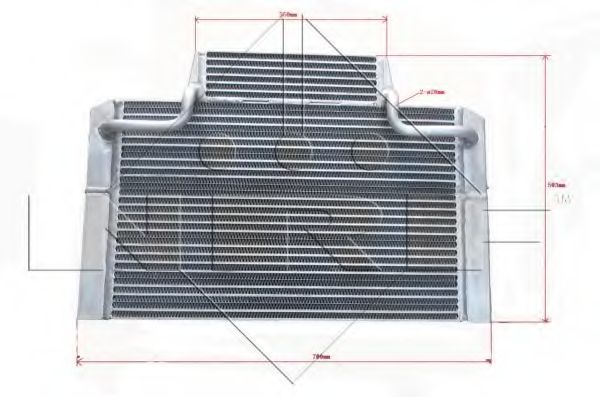 Радиатор, охлаждение двигателя NRF 910077