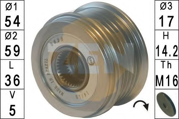 Механизм свободного хода генератора ERA 219177