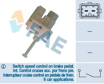 Выключатель фонаря сигнала торможения FAE 24820