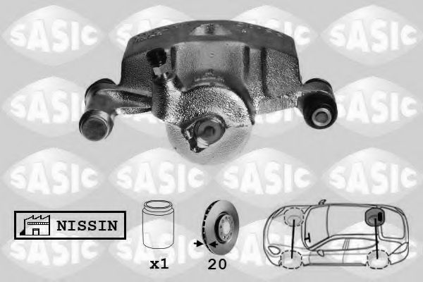 Тормозной суппорт SASIC SCA6147