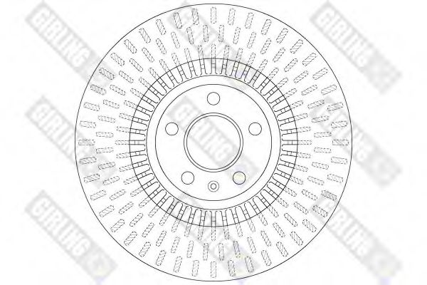 Тормозной диск GIRLING 6062161