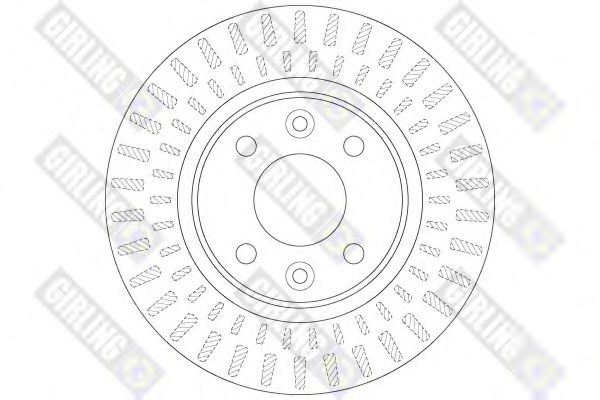 Тормозной диск GIRLING 6065341