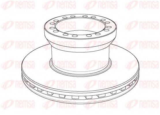 Тормозной диск KAWE NCA1155.20