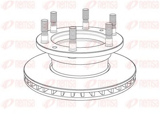 Тормозной диск KAWE NCA1165.20