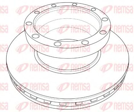 Тормозной диск KAWE NCA1211.20