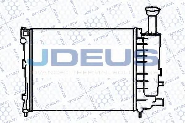 Радиатор, охлаждение двигателя JDEUS 007V11