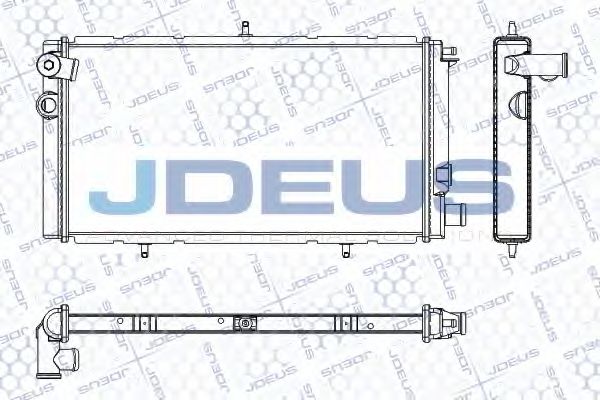 Радиатор, охлаждение двигателя JDEUS RA0070011
