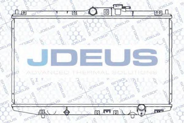 Радиатор, охлаждение двигателя JDEUS 013M23