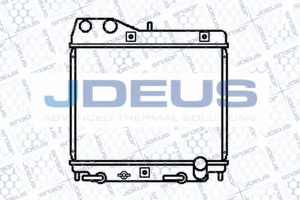 Радиатор, охлаждение двигателя JDEUS 013M25
