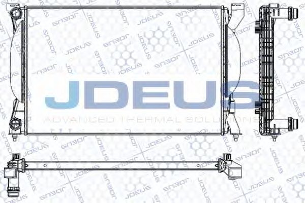 Радиатор, охлаждение двигателя JDEUS RA0010240
