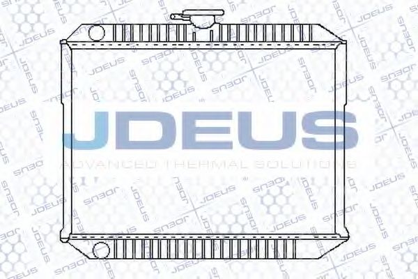 Радиатор, охлаждение двигателя JDEUS 019B11