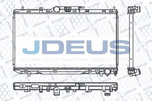 Радиатор, охлаждение двигателя JDEUS RA0280140
