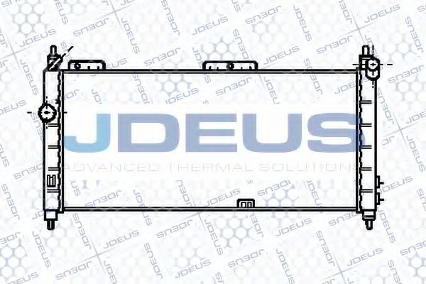 Радиатор, охлаждение двигателя JDEUS 020M26
