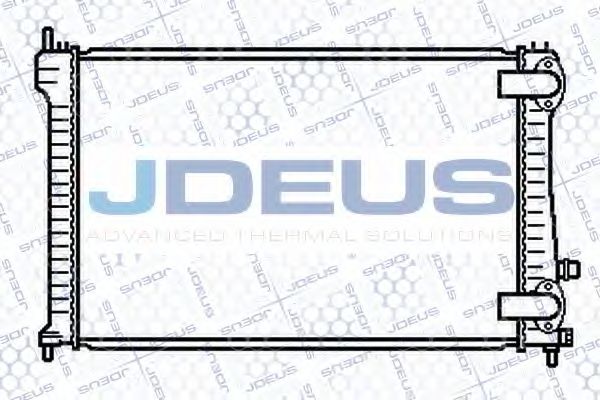 Радиатор, охлаждение двигателя JDEUS 021M46