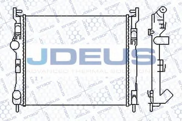 Радиатор, охлаждение двигателя JDEUS 023M41