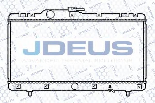 Радиатор, охлаждение двигателя JDEUS 028N20