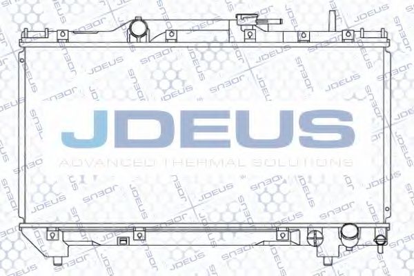 Радиатор, охлаждение двигателя JDEUS 028N24