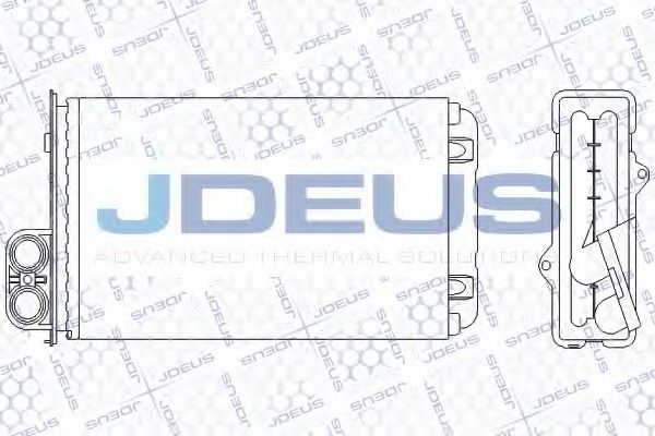 Теплообменник, отопление салона JDEUS 223M57