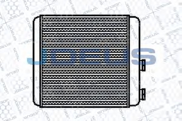 Теплообменник, отопление салона JDEUS 220M30