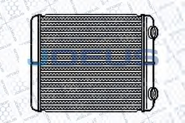 Теплообменник, отопление салона JDEUS 223M32