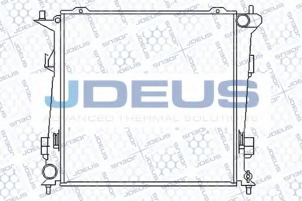 Радиатор, охлаждение двигателя JDEUS 065M10