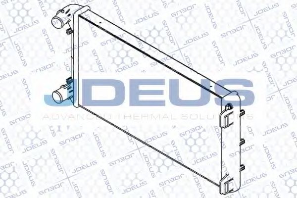 Радиатор, охлаждение двигателя JDEUS RA0110730