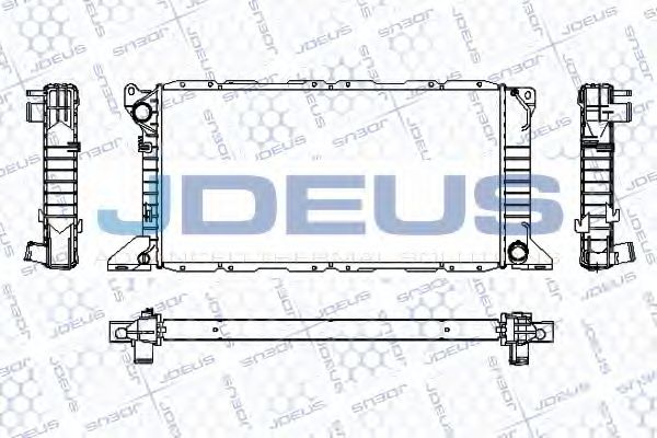 Радиатор, охлаждение двигателя JDEUS RA0120880