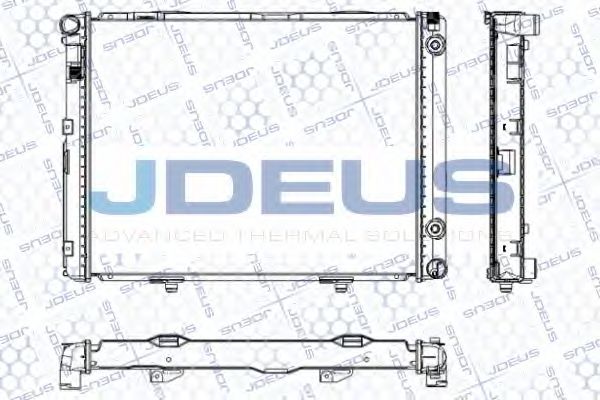 Радиатор, охлаждение двигателя JDEUS RA0170110