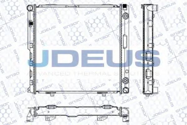 Радиатор, охлаждение двигателя JDEUS RA0170230