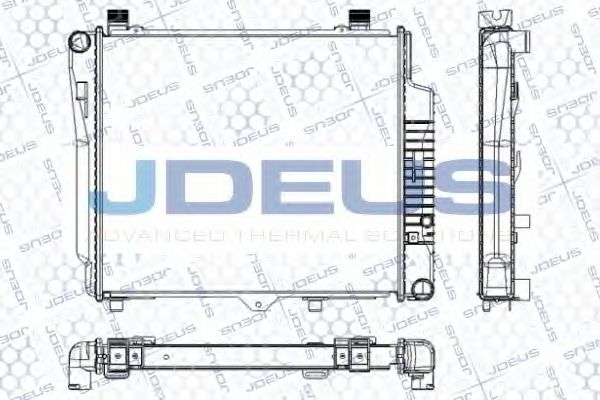 Радиатор, охлаждение двигателя JDEUS RA0170380