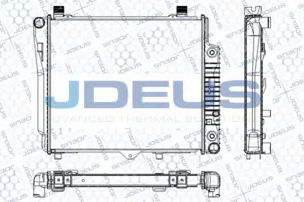 Радиатор, охлаждение двигателя JDEUS RA0170390