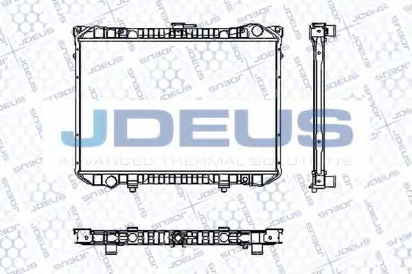 Радиатор, охлаждение двигателя JDEUS RA0190160