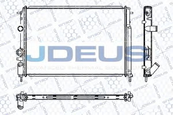 Радиатор, охлаждение двигателя JDEUS RA0230540