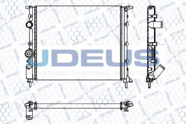 Радиатор, охлаждение двигателя JDEUS RA0230550