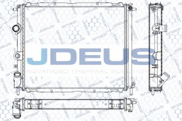 Радиатор, охлаждение двигателя JDEUS RA0230640