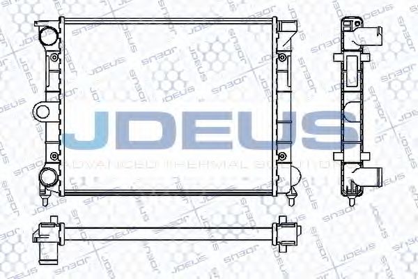 Радиатор, охлаждение двигателя JDEUS RA0300390