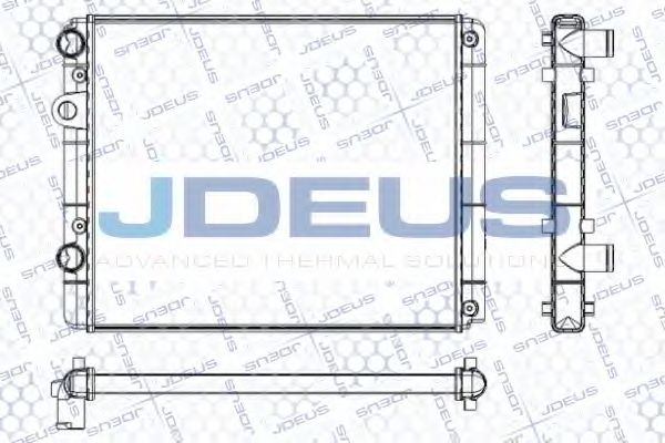 Радиатор, охлаждение двигателя JDEUS RA0300400