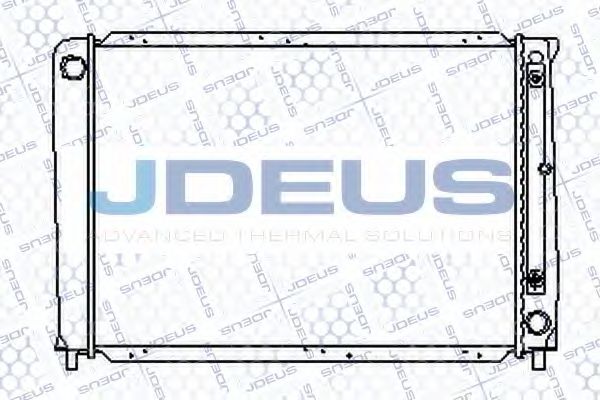 Радиатор, охлаждение двигателя JDEUS RA0310290