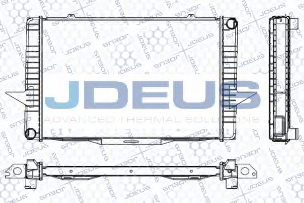 Радиатор, охлаждение двигателя JDEUS RA0310360