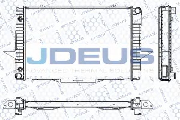 Радиатор, охлаждение двигателя JDEUS RA0310370