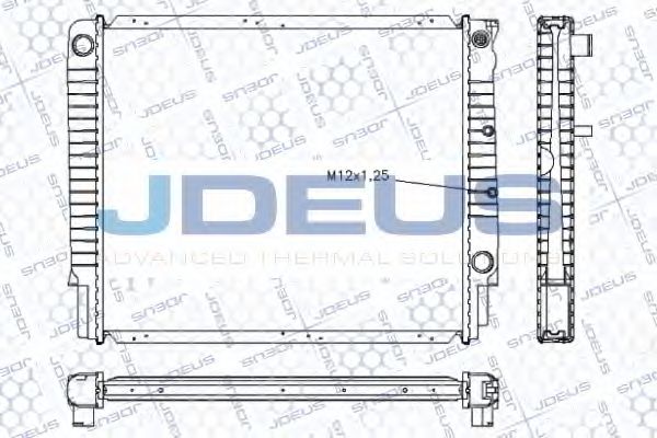 Радиатор, охлаждение двигателя JDEUS RA0310510